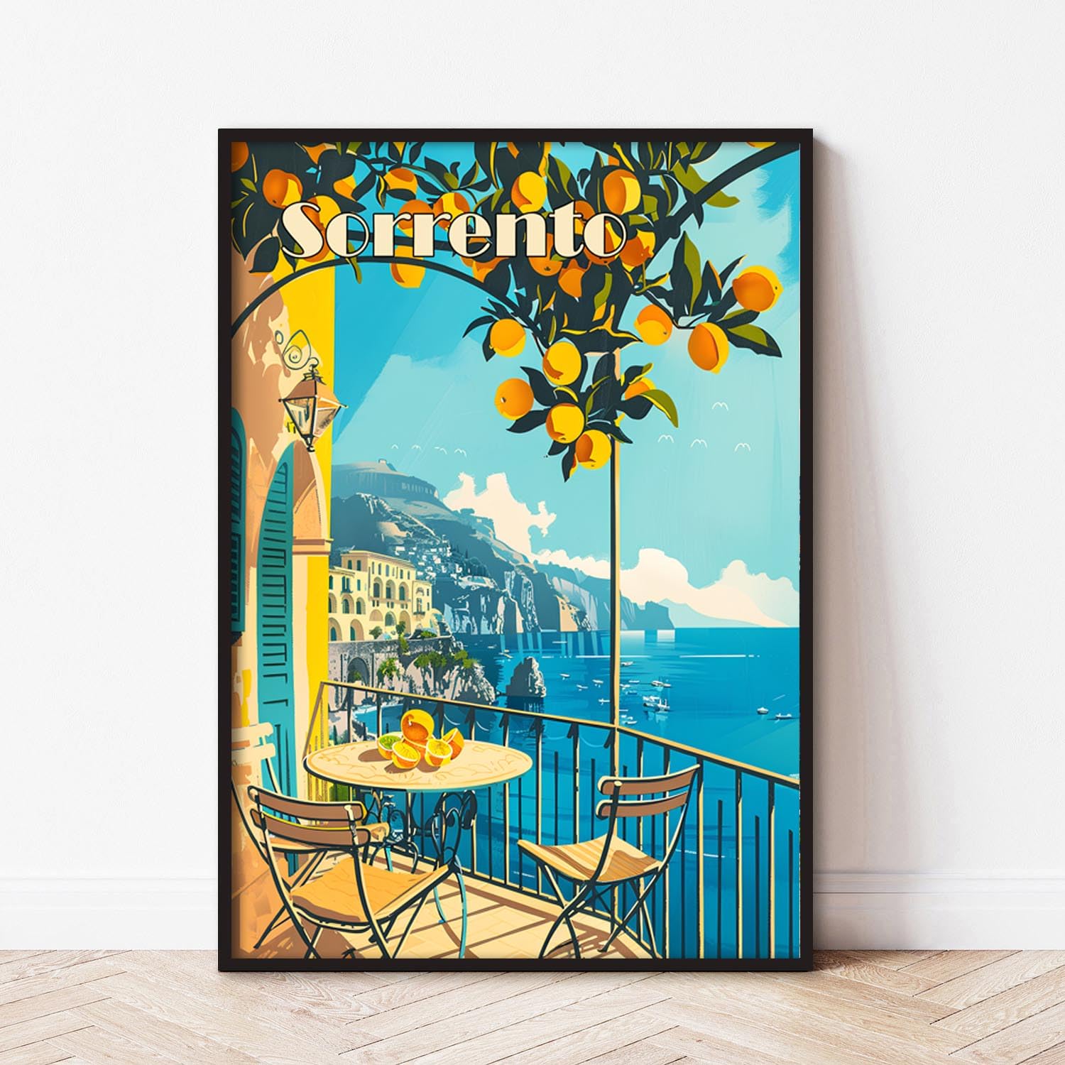 ITALIAN ART DECO イタリアンアートデコ ag.art deco Posters 30 x 40 cm | Amalfi Napoli Sorrento Lemon